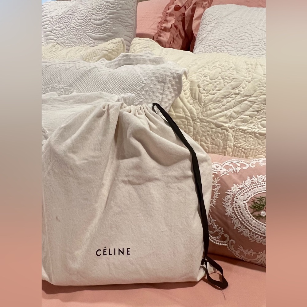 🔥❤️CELINE MICRO LUGGAGE HANDBAG IN DRUMMED CALFSKIN. ABSOLUTELY GORGEOUS RARE - Picture 13 of 16